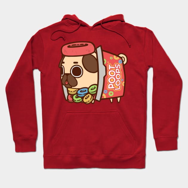 Poot Loops Puglie Hoodie by Puglie Pug 